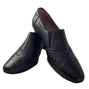 Beautifeel Brown Leather Causal Heels, European Size 39/US Size 8